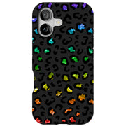 Rainbow Leopard Tough Cases For Apple iPhone (17, 16, 15, 14, 13, 12, 11, X, SE, 8, 7/ Air, Plus, Pro, Max, Mini, XR, XS), Print in USA