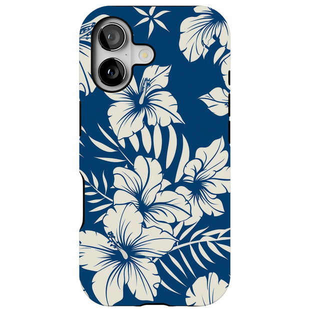Floral Hawaii 1 Tough Cases For Apple iPhone (17, 16, 15, 14, 13, 12, 11, X, SE, 8, 7/ Air, Plus, Pro, Max, Mini, XR, XS), Print in USA