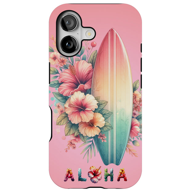 Surf Board 1 Tough Cases For Apple iPhone (17, 16, 15, 14, 13, 12, 11, X, SE, 8, 7/ Air, Plus, Pro, Max, Mini, XR, XS), Print in USA