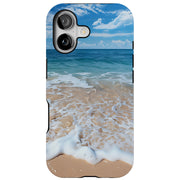 Beach Wave 1 Tough Cases For Apple iPhone (17, 16, 15, 14, 13, 12, 11, X, SE, 8, 7/ Air, Plus, Pro, Max, Mini, XR, XS), Print in USA