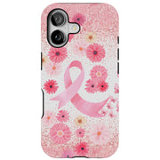 Breast Cancer 1 Tough Cases For Apple iPhone (17, 16, 15, 14, 13, 12, 11, X, SE, 8, 7/ Air, Plus, Pro, Max, Mini, XR, XS), Print in USA