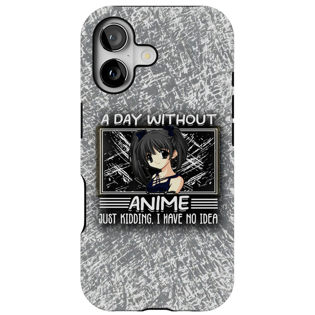Anime Girl 1 Tough Cases For Apple iPhone (17, 16, 15, 14, 13, 12, 11, X, SE, 8, 7/ Air, Plus, Pro, Max, Mini, XR, XS), Print in USA