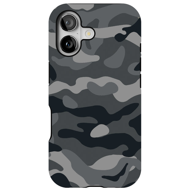 Winter Camo Tough Cases For Apple iPhone (17, 16, 15, 14, 13, 12, 11, X, SE, 8, 7/ Air, Plus, Pro, Max, Mini, XR, XS), Print in USA