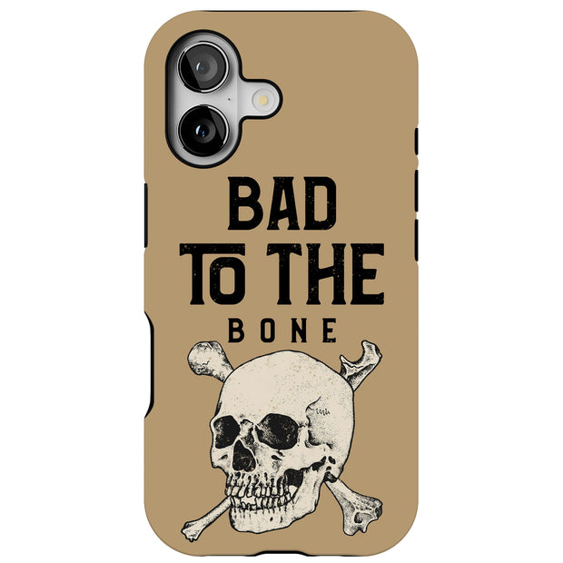Bad to The Bone Tough Cases For Apple iPhone (17, 16, 15, 14, 13, 12, 11, X, SE, 8, 7/ Air, Plus, Pro, Max, Mini, XR, XS), Print in USA