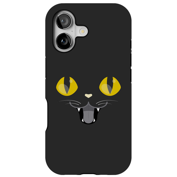 Enigmatic Cat Tough Cases For Apple iPhone (17, 16, 15, 14, 13, 12, 11, X, SE, 8, 7/ Air, Plus, Pro, Max, Mini, XR, XS), Print in USA