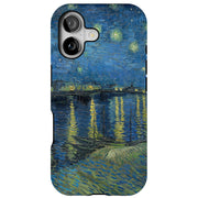 Starry Night 1 Tough Cases For Apple iPhone (17, 16, 15, 14, 13, 12, 11, X, SE, 8, 7/ Air, Plus, Pro, Max, Mini, XR, XS), Print in USA