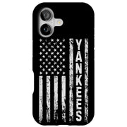 Yankee flag Tough Cases For Apple iPhone (17, 16, 15, 14, 13, 12, 11, X, SE, 8, 7/ Air, Plus, Pro, Max, Mini, XR, XS), Print in USA