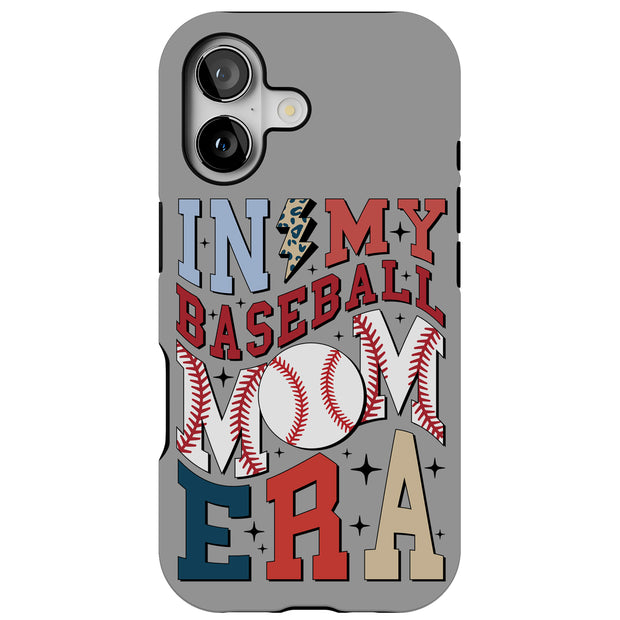 Baseball Mom Tough Cases For Apple iPhone (17, 16, 15, 14, 13, 12, 11, X, SE, 8, 7/ Air, Plus, Pro, Max, Mini, XR, XS), Print in USA