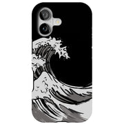Japanese Waves Tough Cases For Apple iPhone (17, 16, 15, 14, 13, 12, 11, X, SE, 8, 7/ Air, Plus, Pro, Max, Mini, XR, XS), Print in USA