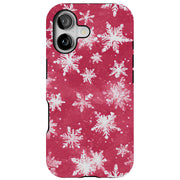 Xmas Snowflake 1 Tough Cases For Apple iPhone (17, 16, 15, 14, 13, 12, 11, X, SE, 8, 7/ Air, Plus, Pro, Max, Mini, XR, XS), Print in USA