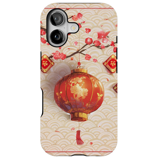 Chinese New Year Tough Cases For Apple iPhone (17, 16, 15, 14, 13, 12, 11, X, SE, 8, 7/ Air, Plus, Pro, Max, Mini, XR, XS), Print in USA