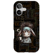 Coffee Donkey Tough Cases For Apple iPhone (17, 16, 15, 14, 13, 12, 11, X, SE, 8, 7/ Air, Plus, Pro, Max, Mini, XR, XS), Print in USA