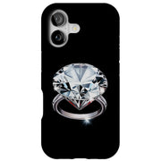 Diamond Ring 1 Tough Cases For Apple iPhone (17, 16, 15, 14, 13, 12, 11, X, SE, 8, 7/ Air, Plus, Pro, Max, Mini, XR, XS), Print in USA