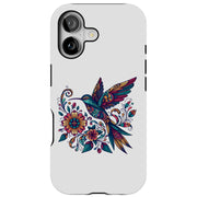 Hummingbird 2 Tough Cases For Apple iPhone (17, 16, 15, 14, 13, 12, 11, X, SE, 8, 7/ Air, Plus, Pro, Max, Mini, XR, XS), Print in USA