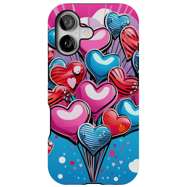 Valentine Pop 2 Tough Cases For Apple iPhone (17, 16, 15, 14, 13, 12, 11, X, SE, 8, 7/ Air, Plus, Pro, Max, Mini, XR, XS), Print in USA