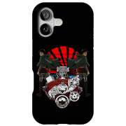 Japanese Racing Tough Cases For Apple iPhone (17, 16, 15, 14, 13, 12, 11, X, SE, 8, 7/ Air, Plus, Pro, Max, Mini, XR, XS), Print in USA
