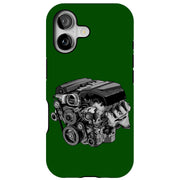 Racing Engine 1 Tough Cases For Apple iPhone (17, 16, 15, 14, 13, 12, 11, X, SE, 8, 7/ Air, Plus, Pro, Max, Mini, XR, XS), Print in USA