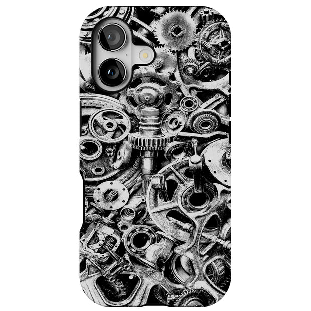 Racing Engine 3 Tough Cases For Apple iPhone (17, 16, 15, 14, 13, 12, 11, X, SE, 8, 7/ Air, Plus, Pro, Max, Mini, XR, XS), Print in USA