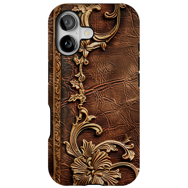 Vintage Paper 7 Tough Cases For Apple iPhone (17, 16, 15, 14, 13, 12, 11, X, SE, 8, 7/ Air, Plus, Pro, Max, Mini, XR, XS), Print in USA