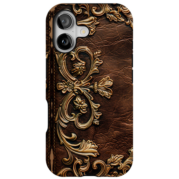 Vintage Paper 8 Tough Cases For Apple iPhone (17, 16, 15, 14, 13, 12, 11, X, SE, 8, 7/ Air, Plus, Pro, Max, Mini, XR, XS), Print in USA
