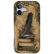 Vintage Paper B Tough Cases For Apple iPhone (17, 16, 15, 14, 13, 12, 11, X, SE, 8, 7/ Air, Plus, Pro, Max, Mini, XR, XS), Print in USA