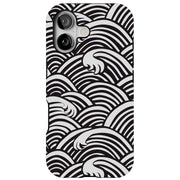 Japanese Wave 7 Tough Cases For Apple iPhone (17, 16, 15, 14, 13, 12, 11, X, SE, 8, 7/ Air, Plus, Pro, Max, Mini, XR, XS), Print in USA