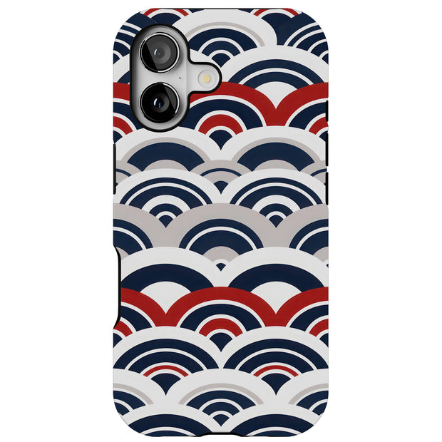 Japanese Wave 8 Tough Cases For Apple iPhone (17, 16, 15, 14, 13, 12, 11, X, SE, 8, 7/ Air, Plus, Pro, Max, Mini, XR, XS), Print in USA