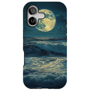 Star Moon Wave3 Tough Cases For Apple iPhone (17, 16, 15, 14, 13, 12, 11, X, SE, 8, 7/ Air, Plus, Pro, Max, Mini, XR, XS), Print in USA