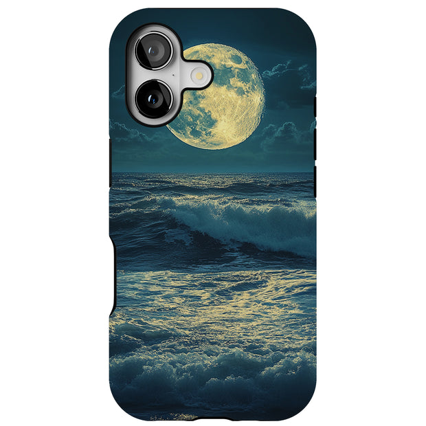 Star Moon Wave3 Tough Cases For Apple iPhone (17, 16, 15, 14, 13, 12, 11, X, SE, 8, 7/ Air, Plus, Pro, Max, Mini, XR, XS), Print in USA