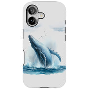 Humpback Whale2 Tough Cases For Apple iPhone (17, 16, 15, 14, 13, 12, 11, X, SE, 8, 7/ Air, Plus, Pro, Max, Mini, XR, XS), Print in USA
