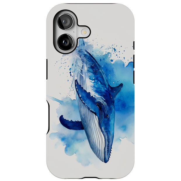 Humpback Whale3 Tough Cases For Apple iPhone (17, 16, 15, 14, 13, 12, 11, X, SE, 8, 7/ Air, Plus, Pro, Max, Mini, XR, XS), Print in USA
