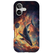Space Whale 1 Tough Cases For Apple iPhone (17, 16, 15, 14, 13, 12, 11, X, SE, 8, 7/ Air, Plus, Pro, Max, Mini, XR, XS), Print in USA