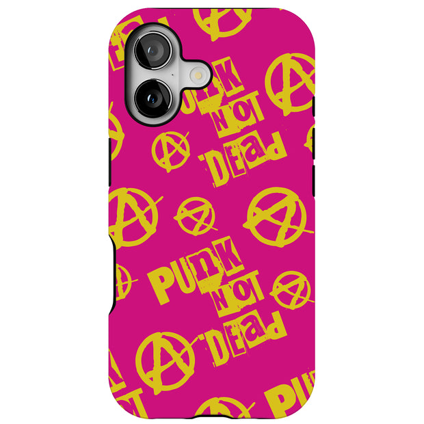 Punk Not Dead 2 Tough Cases For Apple iPhone (17, 16, 15, 14, 13, 12, 11, X, SE, 8, 7/ Air, Plus, Pro, Max, Mini, XR, XS), Print in USA