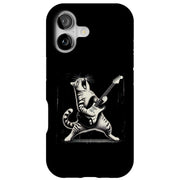 Cat Rock Roll 2 Tough Cases For Apple iPhone (17, 16, 15, 14, 13, 12, 11, X, SE, 8, 7/ Air, Plus, Pro, Max, Mini, XR, XS), Print in USA