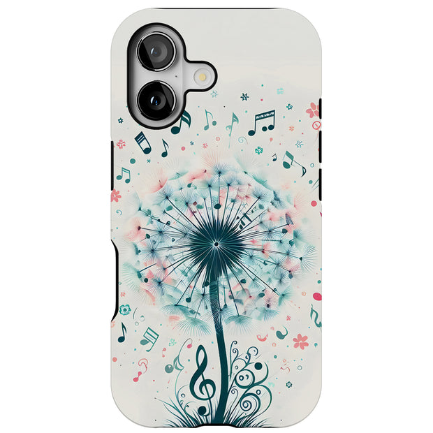 Music Notes Tough Cases For Apple iPhone (17, 16, 15, 14, 13, 12, 11, X, SE, 8, 7/ Air, Plus, Pro, Max, Mini, XR, XS), Print in USA