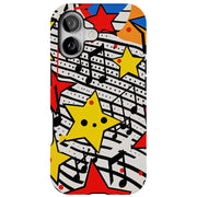 Pop Art Music Tough Cases For Apple iPhone (17, 16, 15, 14, 13, 12, 11, X, SE, 8, 7/ Air, Plus, Pro, Max, Mini, XR, XS), Print in USA