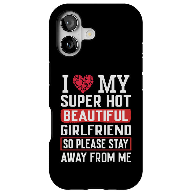 Hot Girlfriend2 Tough Cases For Apple iPhone (17, 16, 15, 14, 13, 12, 11, X, SE, 8, 7/ Air, Plus, Pro, Max, Mini, XR, XS), Print in USA