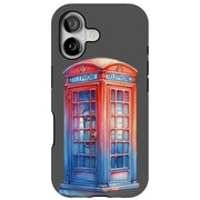 Phone Booth 1 Tough Cases For Apple iPhone (17, 16, 15, 14, 13, 12, 11, X, SE, 8, 7/ Air, Plus, Pro, Max, Mini, XR, XS), Print in USA