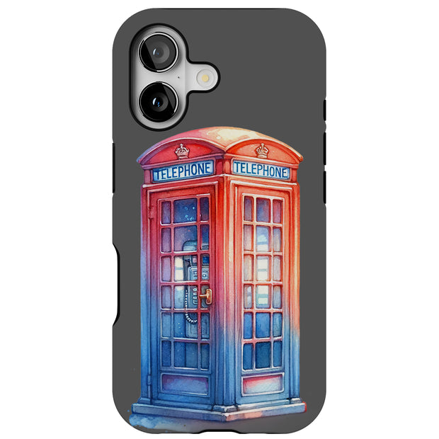 Phone Booth 1 Tough Cases For Apple iPhone (17, 16, 15, 14, 13, 12, 11, X, SE, 8, 7/ Air, Plus, Pro, Max, Mini, XR, XS), Print in USA