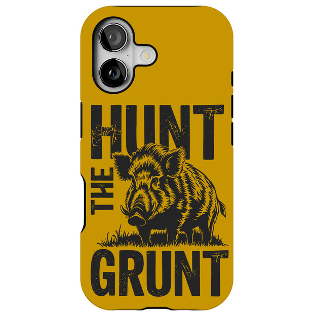 Hunt Grunt 1 Tough Cases For Apple iPhone (17, 16, 15, 14, 13, 12, 11, X, SE, 8, 7/ Air, Plus, Pro, Max, Mini, XR, XS), Print in USA