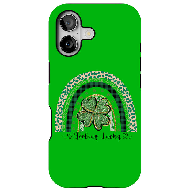 Feeling Lucky 2 Tough Cases For Apple iPhone (17, 16, 15, 14, 13, 12, 11, X, SE, 8, 7/ Air, Plus, Pro, Max, Mini, XR, XS), Print in USA