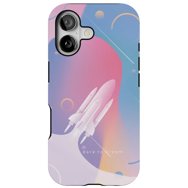 Dare To Dream Tough Cases For Apple iPhone (17, 16, 15, 14, 13, 12, 11, X, SE, 8, 7/ Air, Plus, Pro, Max, Mini, XR, XS), Print in USA