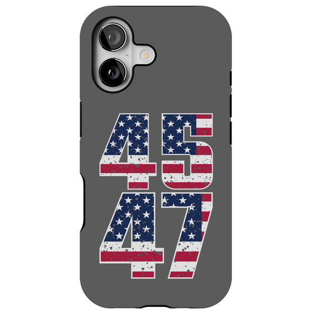 Trump 45 47 Tough Cases For Apple iPhone (17, 16, 15, 14, 13, 12, 11, X, SE, 8, 7/ Air, Plus, Pro, Max, Mini, XR, XS), Print in USA