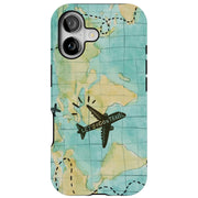 Travel World Tough Cases For Apple iPhone (17, 16, 15, 14, 13, 12, 11, X, SE, 8, 7/ Air, Plus, Pro, Max, Mini, XR, XS), Print in USA