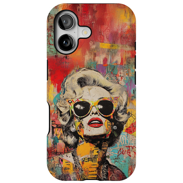 Pop Collage 1 Tough Cases For Apple iPhone (17, 16, 15, 14, 13, 12, 11, X, SE, 8, 7/ Air, Plus, Pro, Max, Mini, XR, XS), Print in USA