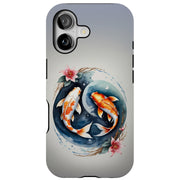 Koi Fish 1 Tough Cases For Apple iPhone (17, 16, 15, 14, 13, 12, 11, X, SE, 8, 7/ Air, Plus, Pro, Max, Mini, XR, XS), Print in USA