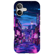 Anime Street 1 Tough Cases For Apple iPhone (17, 16, 15, 14, 13, 12, 11, X, SE, 8, 7/ Air, Plus, Pro, Max, Mini, XR, XS), Print in USA