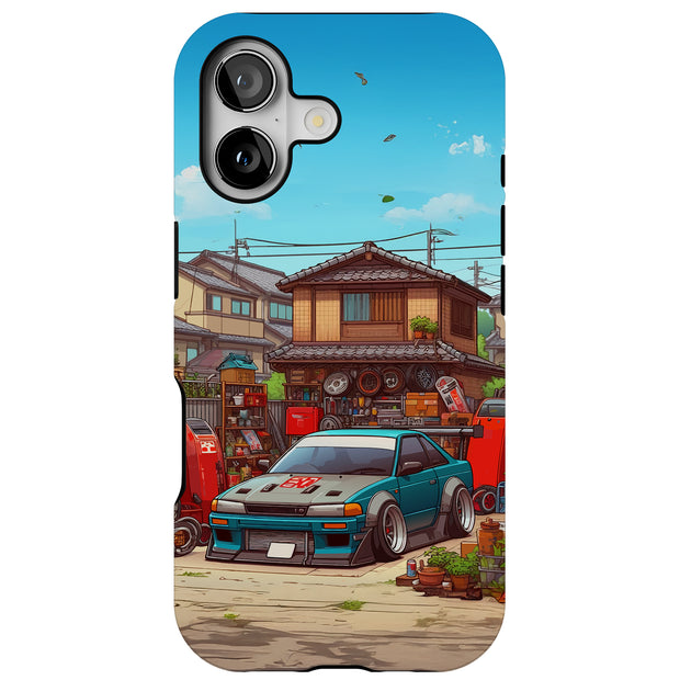 Anime JDM Car 2 Tough Cases For Apple iPhone (17, 16, 15, 14, 13, 12, 11, X, SE, 8, 7/ Air, Plus, Pro, Max, Mini, XR, XS), Print in USA