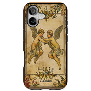 Zodiac Gemini Tough Cases For Apple iPhone (17, 16, 15, 14, 13, 12, 11, X, SE, 8, 7/ Air, Plus, Pro, Max, Mini, XR, XS), Print in USA