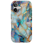 mosaic opal 1 Tough Cases For Apple iPhone (17, 16, 15, 14, 13, 12, 11, X, SE, 8, 7/ Air, Plus, Pro, Max, Mini, XR, XS), Print in USA